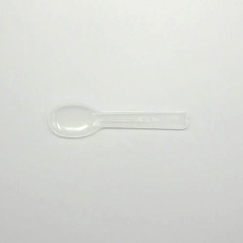 ホウケン産業 プラスチックスプーン 85mm 10連 半透明 1000本/袋(ご注文単位10袋)【直送品】