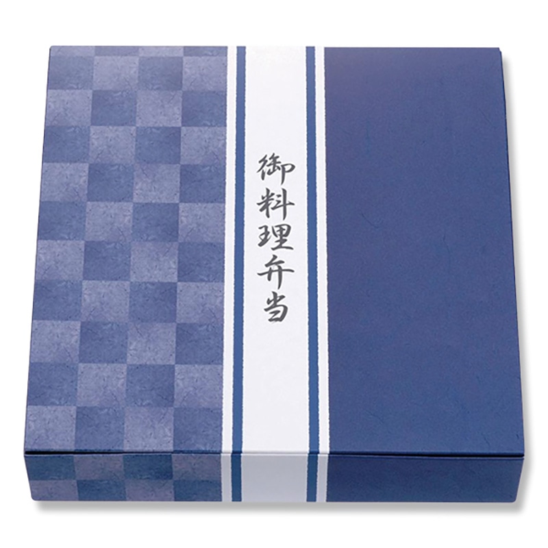 ケーピープラテック 弁当容器 K-BOX 70-70 紙箱 藍染 50枚/袋