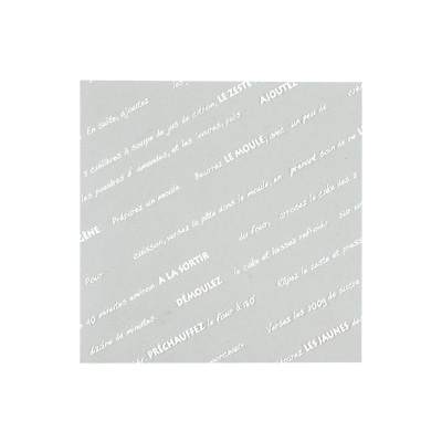 cotta マットOPシート 150×150 68926 スペシャリテホワイト 500枚/束(ご注文単位1束)【直送品】
