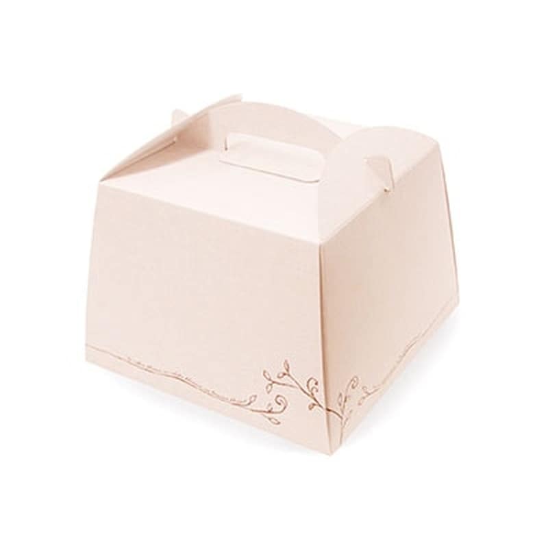 cotta ケーキ箱 シフォンケース・リネン 6 76240 5枚/束(ご注文単位1束)【直送品】