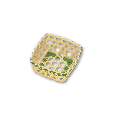 アサヒグリーン ミニかご 角 8 G 3021 100個/箱(ご注文単位20箱)【直送品】