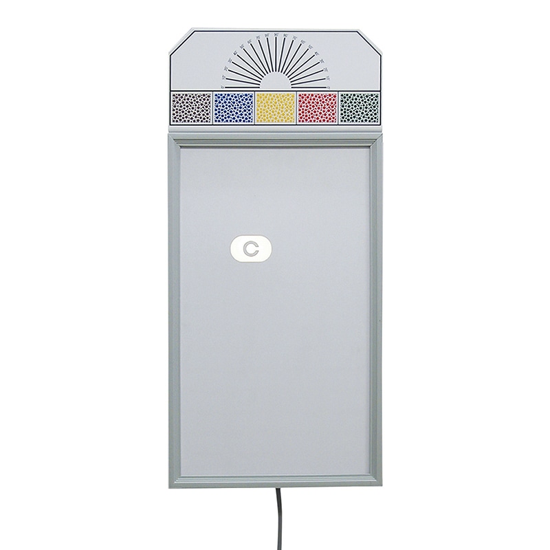 電光投影式視力検査器 壁掛式 3m用 SK-80B-3 8方向 1個(ご注文単位1個)【直送品】