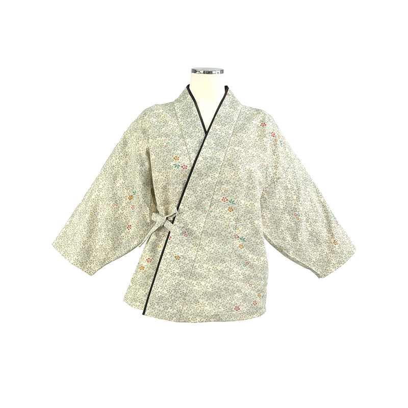 サーヴォ レディース 茶衣着 雲井ぼかし草小紋 L アイボリー OD254 1枚(ご注文単位1枚)【直送品】