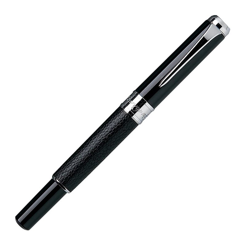 呉竹 万年筆毛 スターリーナイト 本革 黒 DAY141-4 1本(ご注文単位1本)【直送品】