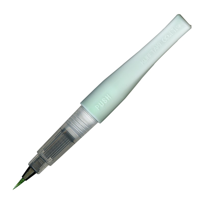 呉竹 筆ペン　ZIG　メモリーシステム ウインクオブステラブッシュ2　GREEN DAI151-040S 1本（ご注文単位6本）【直送品】