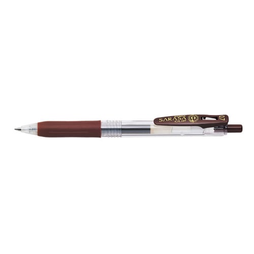 ゼブラ ジェルボールペン　サラサクリップ　0.7 JJB15-E 茶 1本（ご注文単位10本）【直送品】