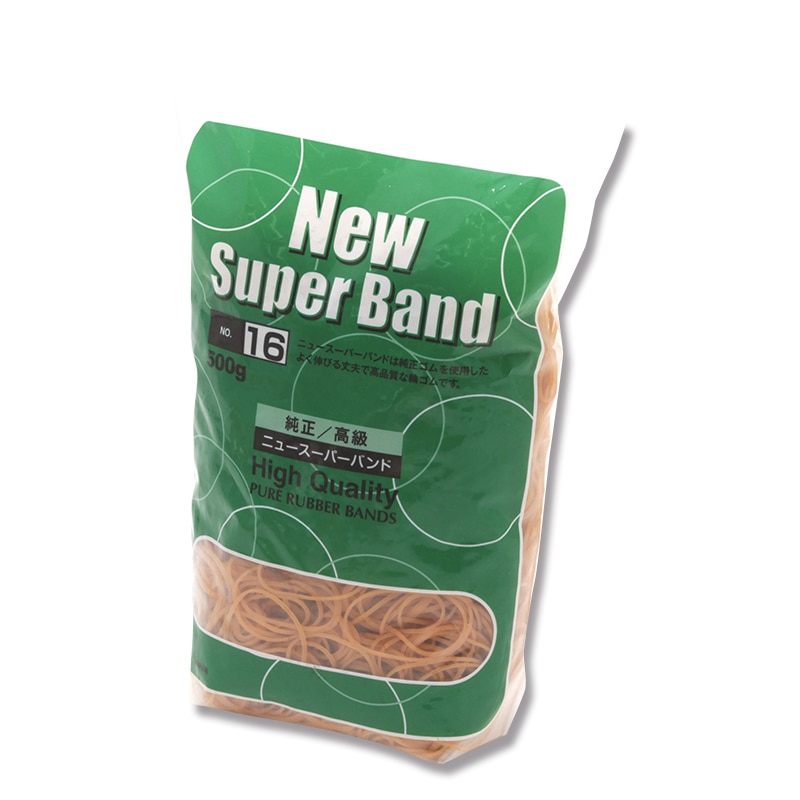 SWAN 輪ゴム ニュースーパーバンド NO.16 幅1.1mm 袋入(500g)