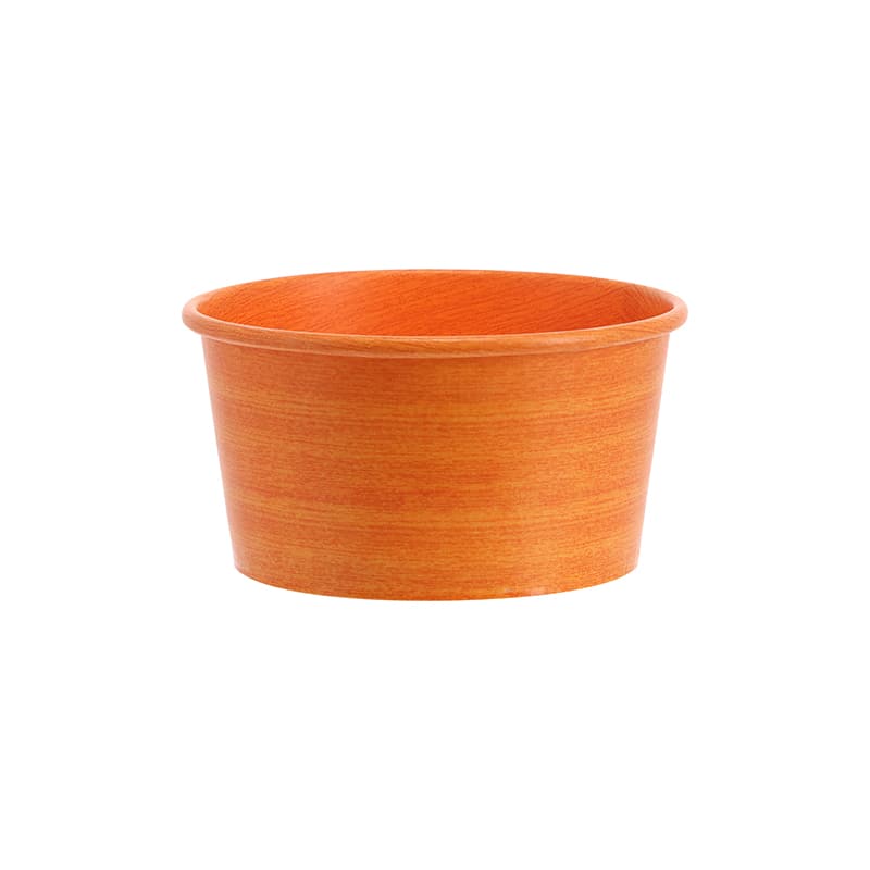 HEIKO 食品容器 ペーパーフードカップ 115-420 木目 50個/袋
