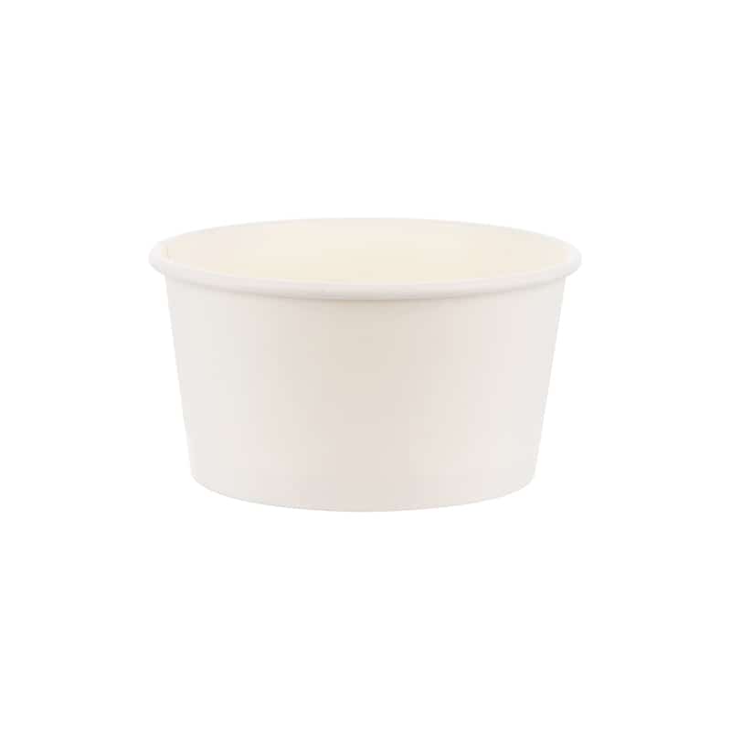 HEIKO 製菓資材 アイスカップ 420ml 115-420 ホワイト 50個/袋