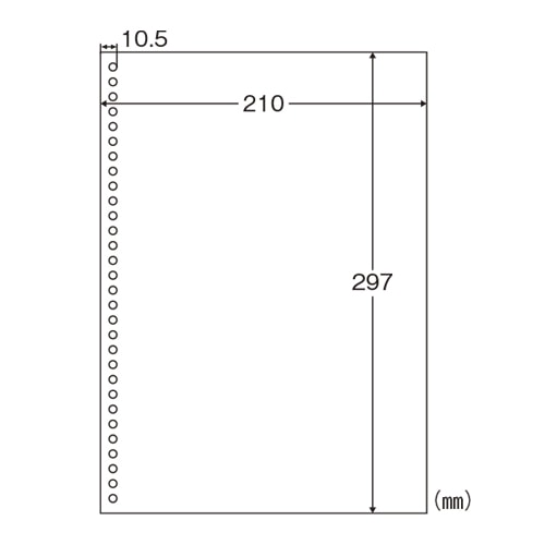 BPE2049 A4白紙 30穴 2500枚入り 1箱 (ご注文単位1箱)【直送品】