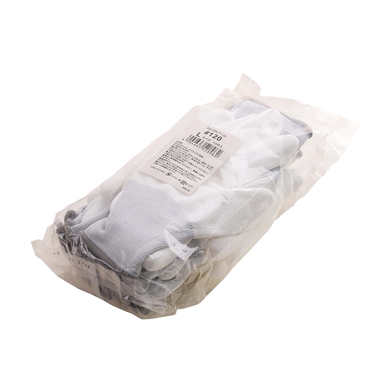 ホーケングローブ すべり止め手袋 PUプロパーム #120 L 10双入 1パック(ご注文単位20パック)【直送品】