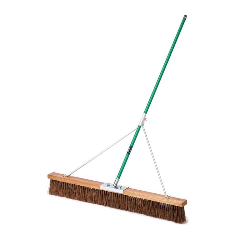 テラモト コートブラシ シダ ステー付 120cm CL4146120 1本(ご注文単位1本)【直送品】