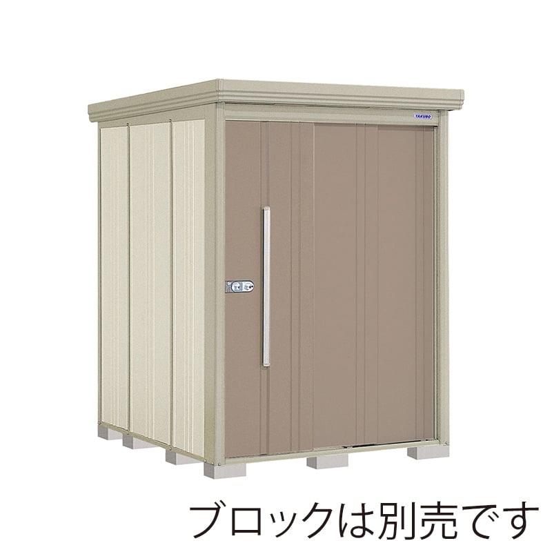 田窪工業所 中・大型物置 Mr.ストックマン ダンディ 多雪型 標準屋根 背面棚 ND-S1519B カーボンブラウン 1台(ご注文単位1台)【直送品】