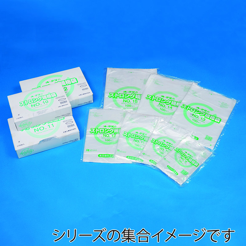 大倉工業 規格ポリ袋　ストロング規格袋 #015　NO.12  100枚/袋（ご注文単位40袋）【直送品】