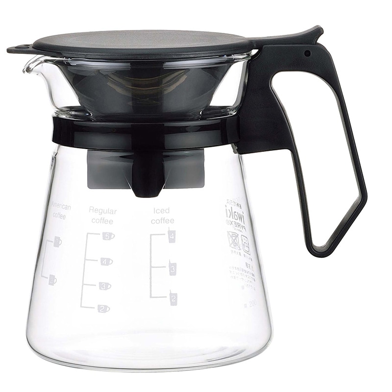 岩城ハウスウエア イワキ NEWコーヒーハウス(ブラック) KT8685-BK 1個(ご注文単位1個)【直送品】