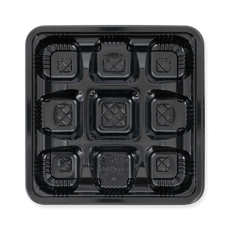 エフピコチューパ 弁当容器 CR-5-2 本体 黒 50枚/袋