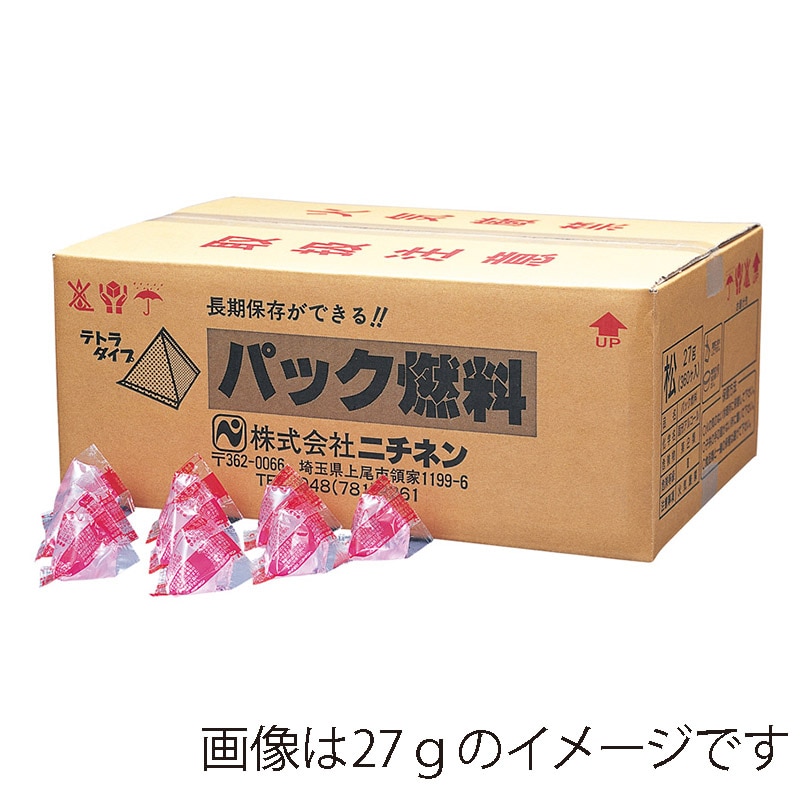 ニチネン パック燃料　テトラタイプ 桐32g 5014 1箱（ご注文単位1箱）【直送品】
