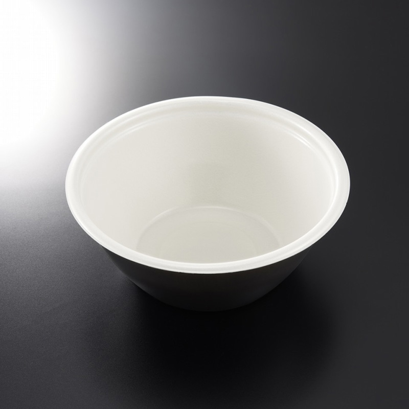 中央化学 丼容器　TPめん鉢 M20　IV-黒　身  50枚/袋（ご注文単位8袋）【直送品】