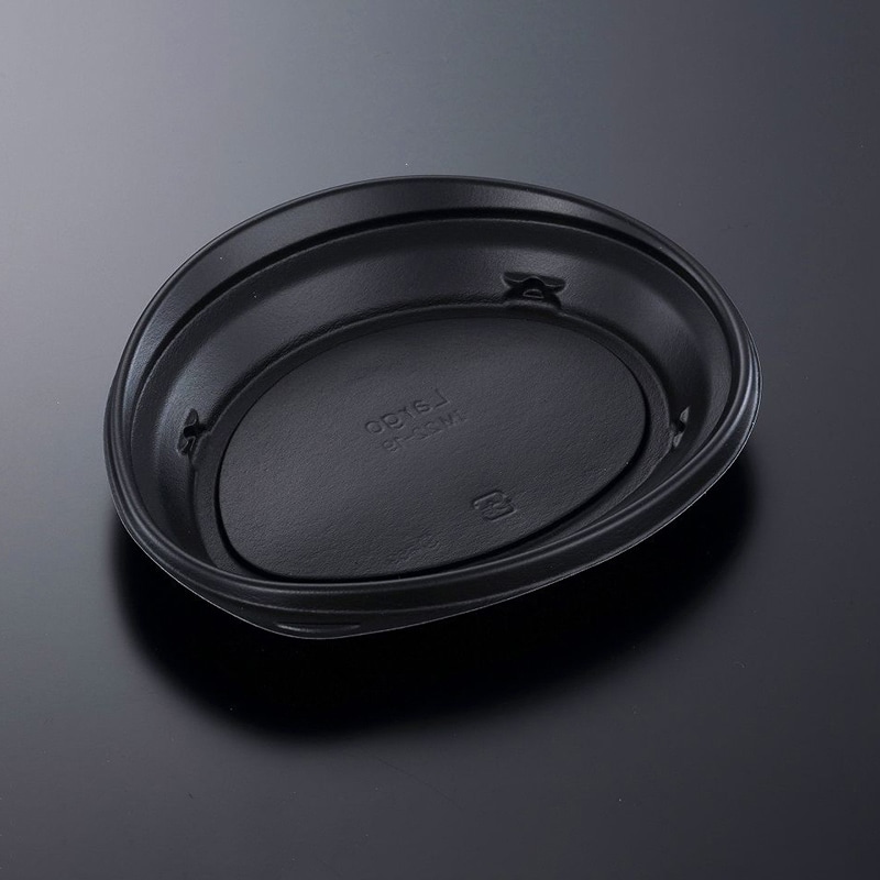 中央化学 軽食容器 CTFラルゴ 本体 IM22-19 BK 50個/袋(ご注文単位12袋)【直送品】