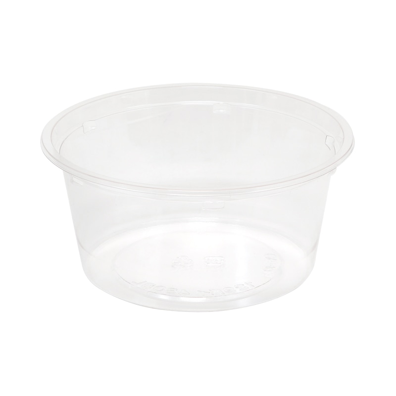 リスパック 食品容器 バイオカップ(クリーンカップ) 丸型 129パイ430BL 本体 50個/袋
