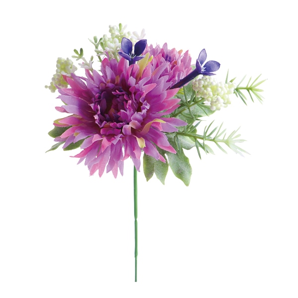 ビバ工芸 造花　ガーベラピック ラベンダー VT1918 1本（ご注文単位1本）【直送品】