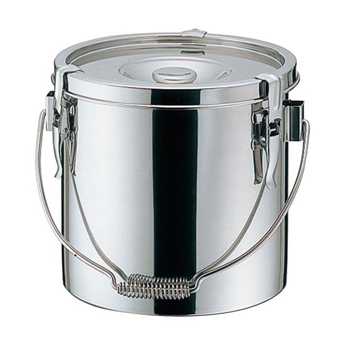 本間製作所 K 18-8 厚底 給食缶 21cm 7.0L 1個(ご注文単位1個)【直送品】