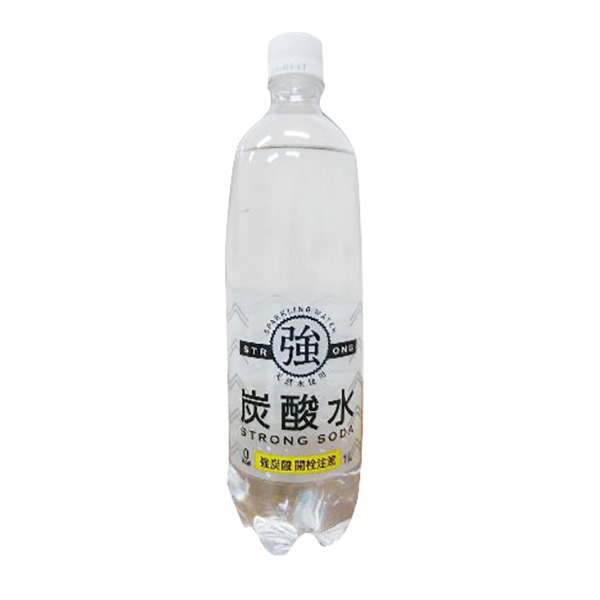 強炭酸水 1L 常温 1本※軽(ご注文単位1本)※注文上限数12まで【直送品】