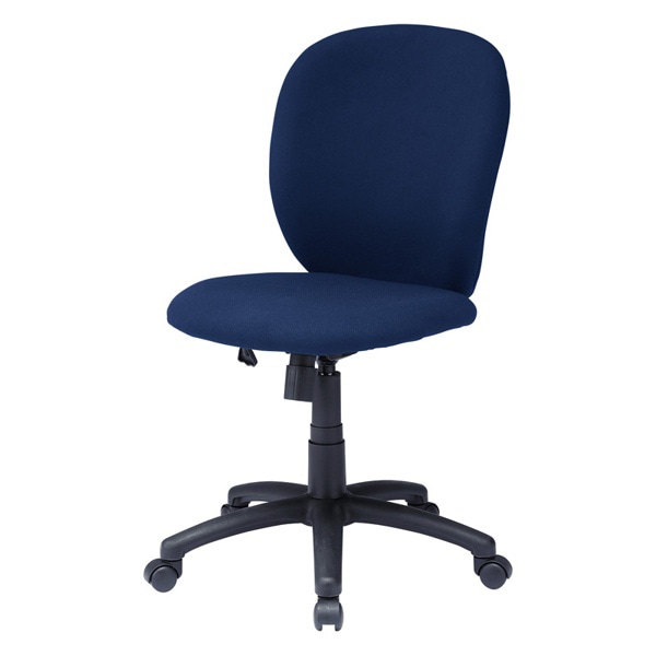 サンワサプライ OAチェア 肘かけなし ブルー SNC-T148BL 1個(ご注文単位1個)【直送品】