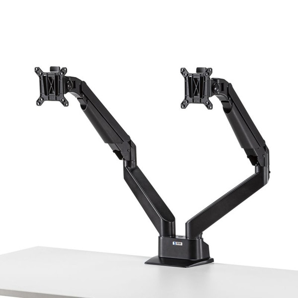 サンワサプライ 多関節液晶モニターアーム 水平垂直可動 2面 ブラック CR-LA1302BKN2 1個（ご注文単位1個）【直送品】