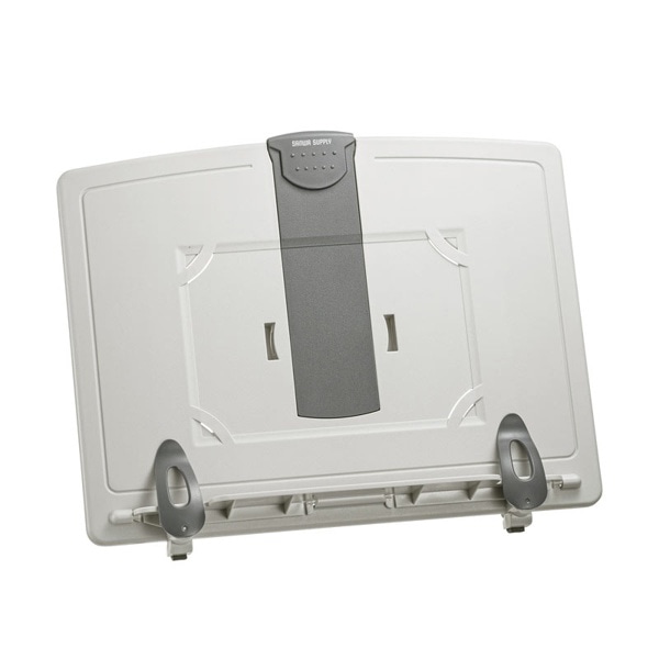 サンワサプライ ブックスタンドデータホルダー ホワイト DH-317W 1個（ご注文単位1個）【直送品】