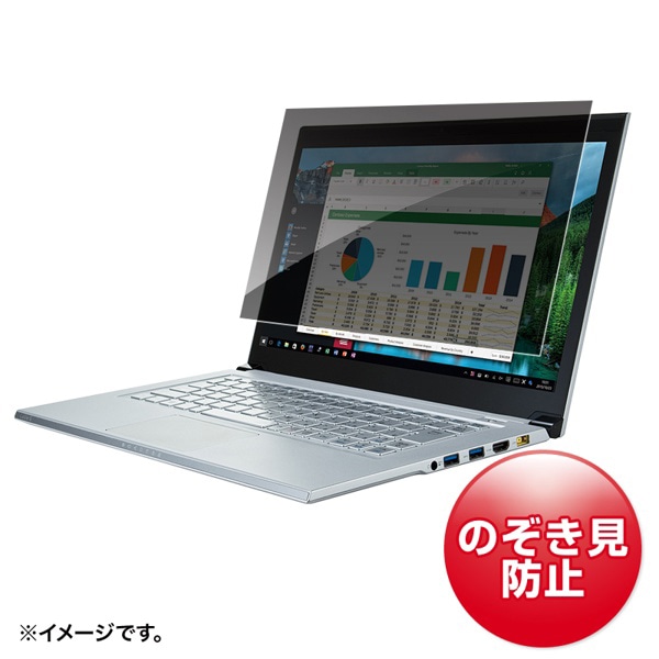 サンワサプライ 16インチワイド対応プライバシーフィルター CRT-PFNG160W 1個(ご注文単位1個)【直送品】