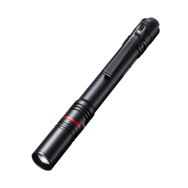 サンワサプライ ペン型ライト ロングタイプ LED-PEN3BK 1個（ご注文単位1個）【直送品】