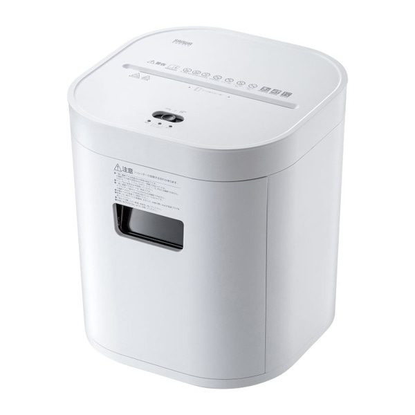 サンワサプライ 静音シュレッダー マイクロカット PSD-MC001W 1個（ご注文単位1個）【直送品】