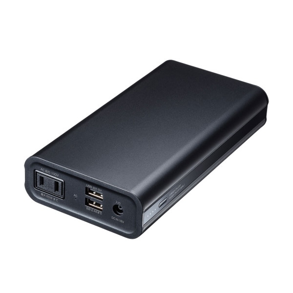 サンワサプライ モバイルバッテリー AC・USB出力対応 BTL-RDC16 1個(ご注文単位1個)【直送品】