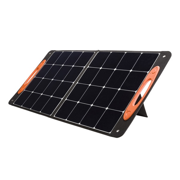サンワサプライ ポータブルソーラーパネル 100W BTL-SP1 1個(ご注文単位1個)【直送品】