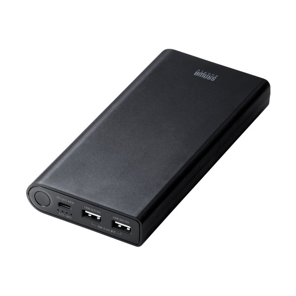 サンワサプライ USB PD対応モバイルバッテリー 20100mAh・PD45W BTL-RDC26 1個(ご注文単位1個)【直送品】