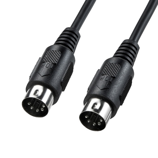 サンワサプライ MIDIケーブル DIN5pin 3.6m KB-MID01-36 1個（ご注文単位1個）【直送品】