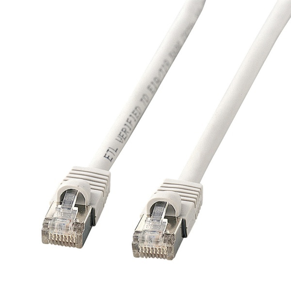 サンワサプライ STPエンハンスドLANケーブル カテゴリ5 20m ライトグレー KB-STP-20LN 1個（ご注文単位1個）【直送品】