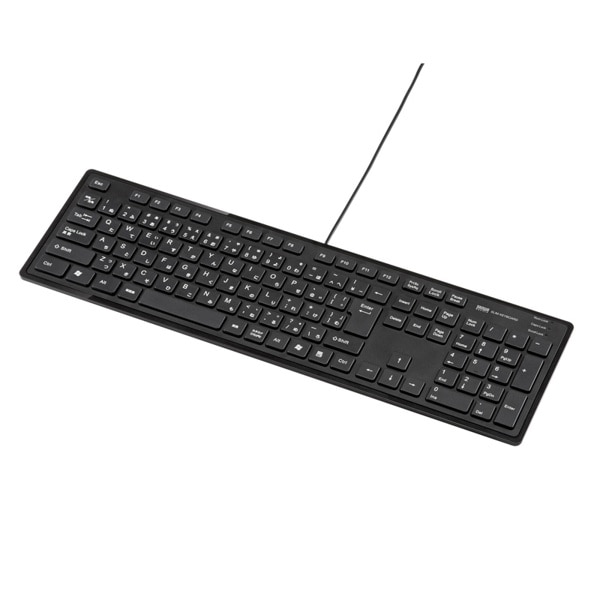 サンワサプライ スリムキーボード ブラック SKB-SL16BK 1個(ご注文単位1個)【直送品】