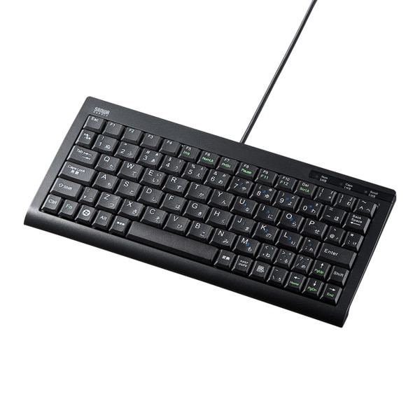 サンワサプライ USBスリムキーボード テンキーなし ブラック SKB-SL28BK 1個(ご注文単位1個)【直送品】