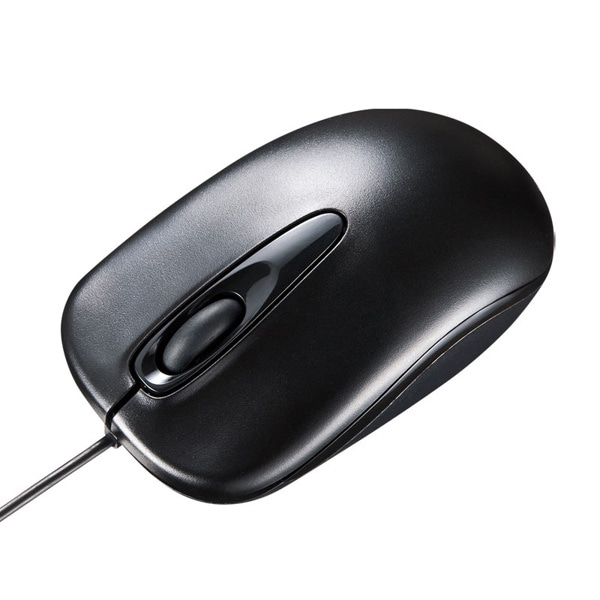 サンワサプライ 有線ブルーLEDマウス ブラック MA-BL150BK 1個(ご注文単位1個)【直送品】