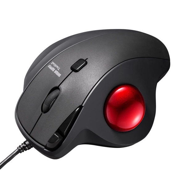サンワサプライ 有線 トラックボール ブラック MA-TB184BK 1個(ご注文単位1個)【直送品】