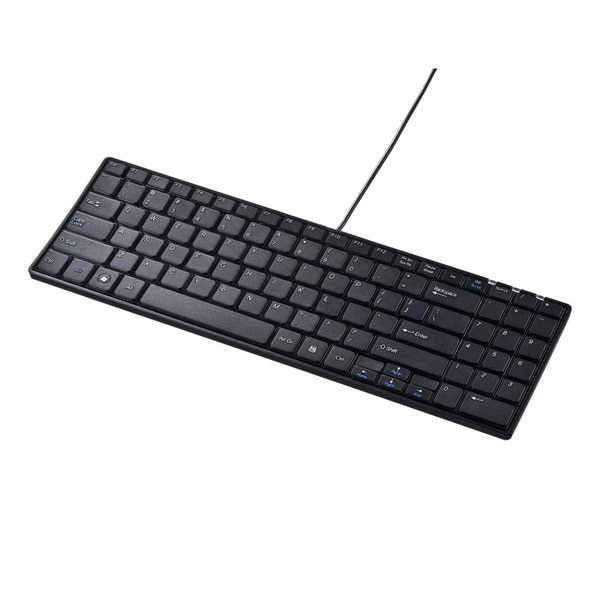 サンワサプライ USBスリムキーボード 英語配列 SKB-E2UN 1個（ご注文単位1個）【直送品】