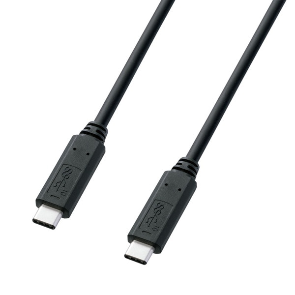 サンワサプライ USB TypeCケーブル 3.2Gen2対応 PD60W 1m KU31-CCP310 1個(ご注文単位1個)【直送品】