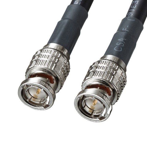 サンワサプライ 12G-SDIケーブル 20m ブラック KM-12SDI20 1個（ご注文単位1個）【直送品】