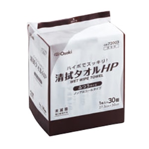 清拭タオルHP ふつうサイズ 72003 1枚×30入 1個(ご注文単位1個)【直送品】