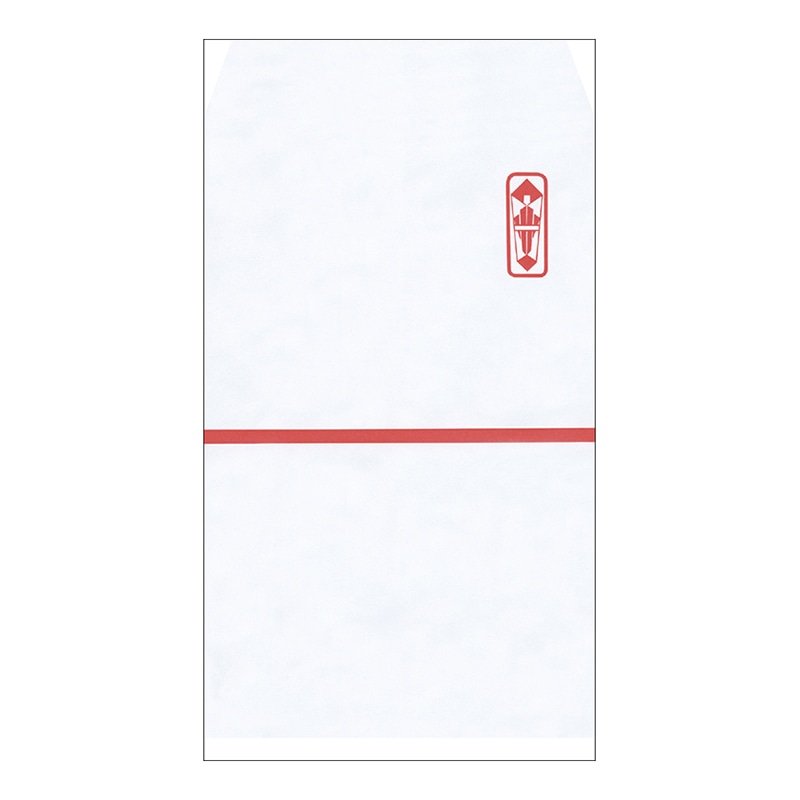 ササガワ 粗品袋 赤棒 5-701 300枚 1箱(ご注文単位1箱)【直送品】