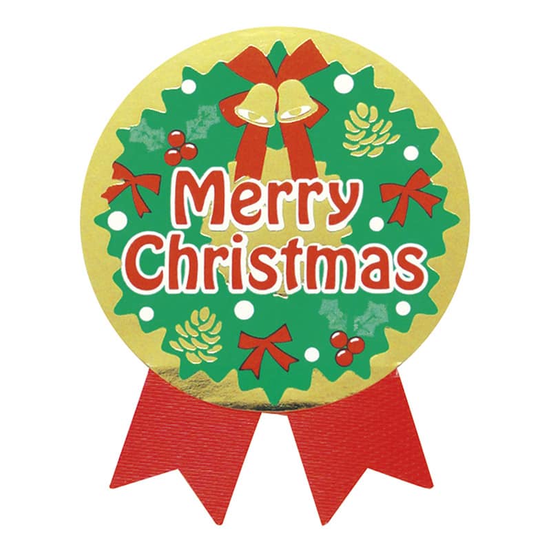 ササガワ ギフトシール Merry Christmas 22-4037 1冊（ご注文単位1冊）【直送品】