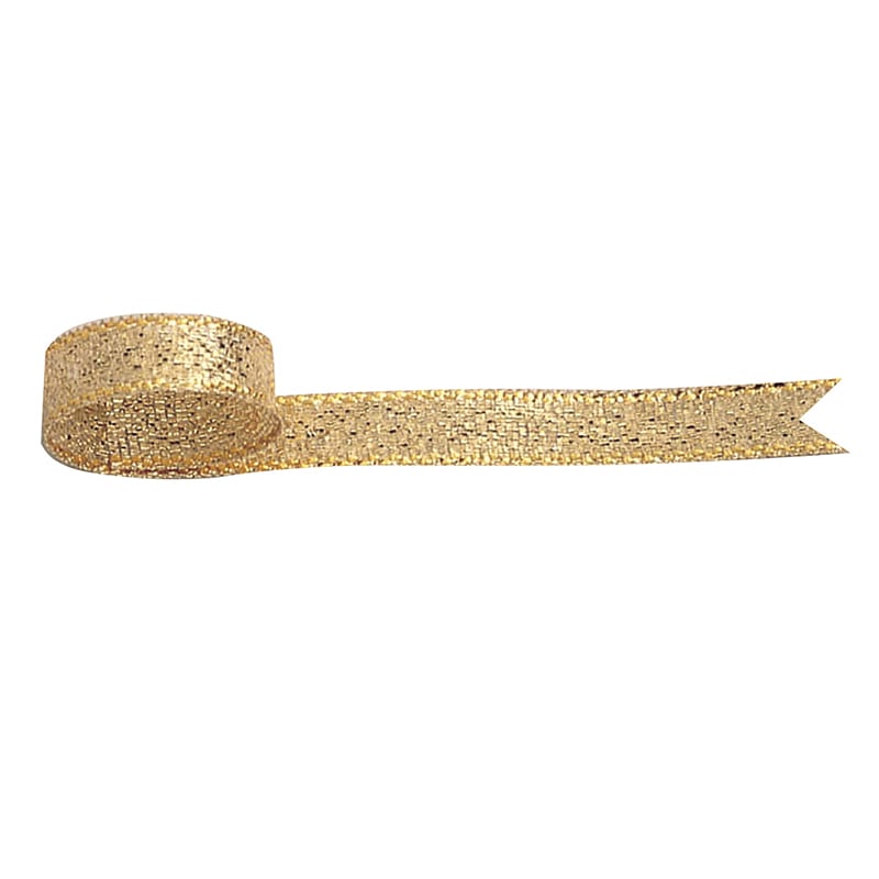 ササガワ リボン　グランドメタル 金　6mm 50-7100 1巻（ご注文単位1巻）【直送品】