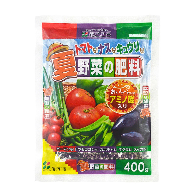 花ごころ 夏野菜の肥料 400g 25390 1袋(ご注文単位50袋)【直送品】